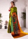 New Designer More Pankh Silk Print Sarees Collection 20401-20408 Varsiddhi Wholesale Sarees Catalog